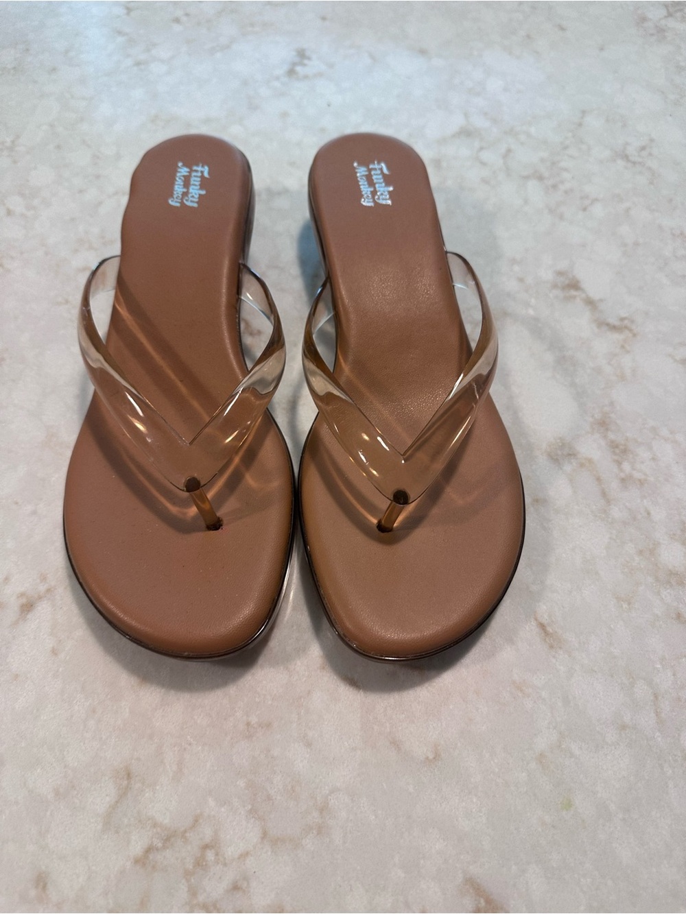 Funky Monkey Jelly kitten heel sandal